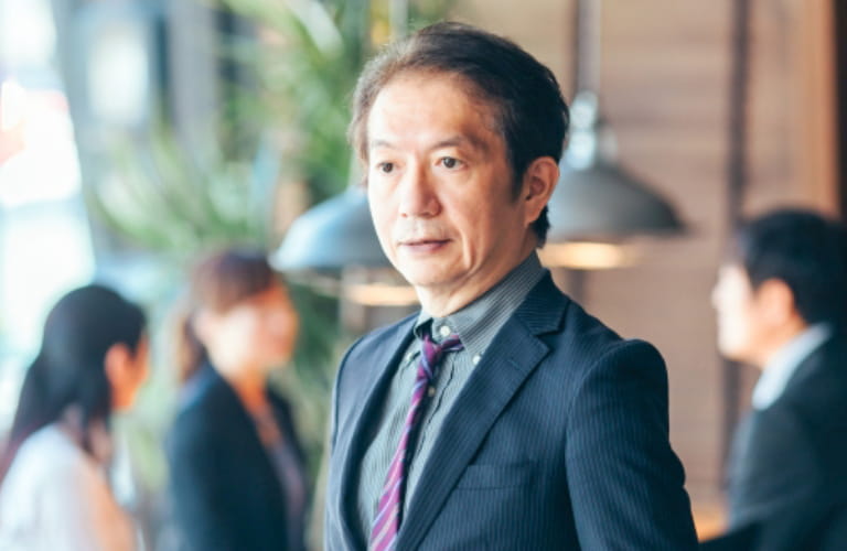 管理職の男性 管理職の男性